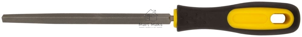 Напильник Fit 42571 прорезиненная ручка, трехгранный 150 мм