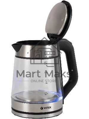 Чайник электрический Vitek VT-1176 черный 2200W 1.7л