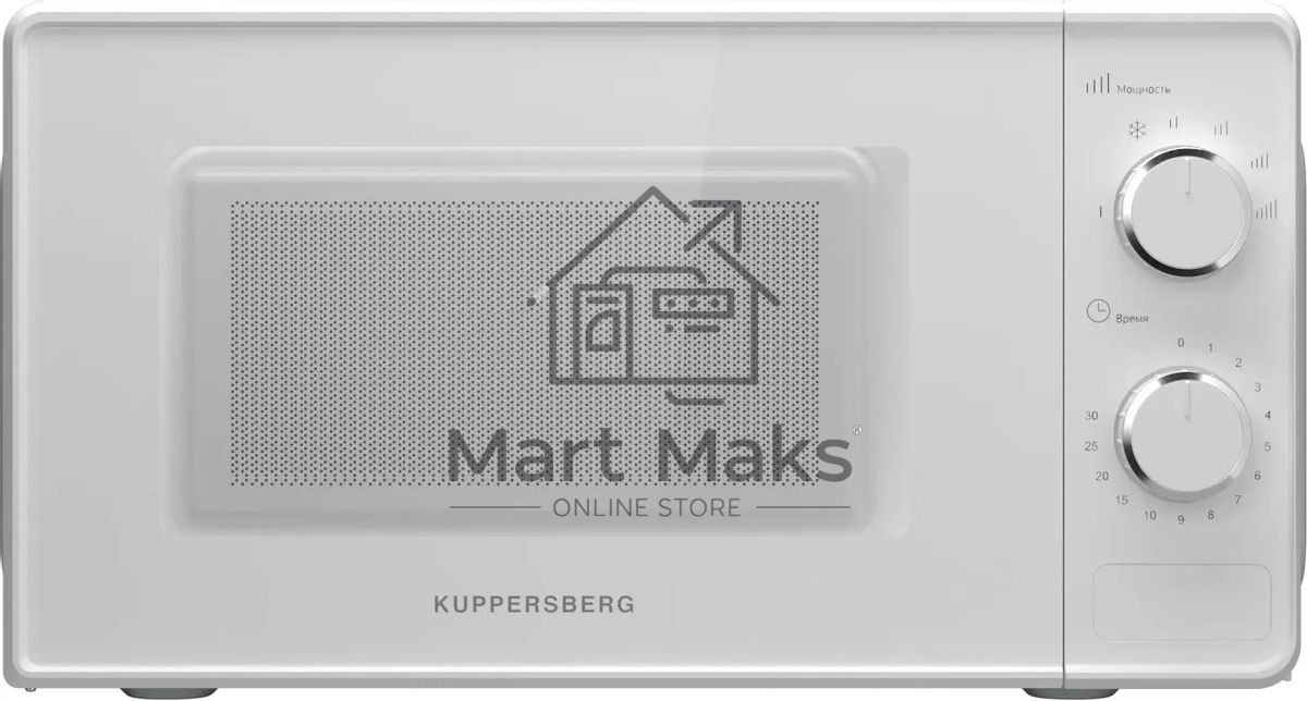 Микроволновая печь Kuppersberg TMW 203 W белый, 20 л, 700 Вт, переключатели - поворотный механизм