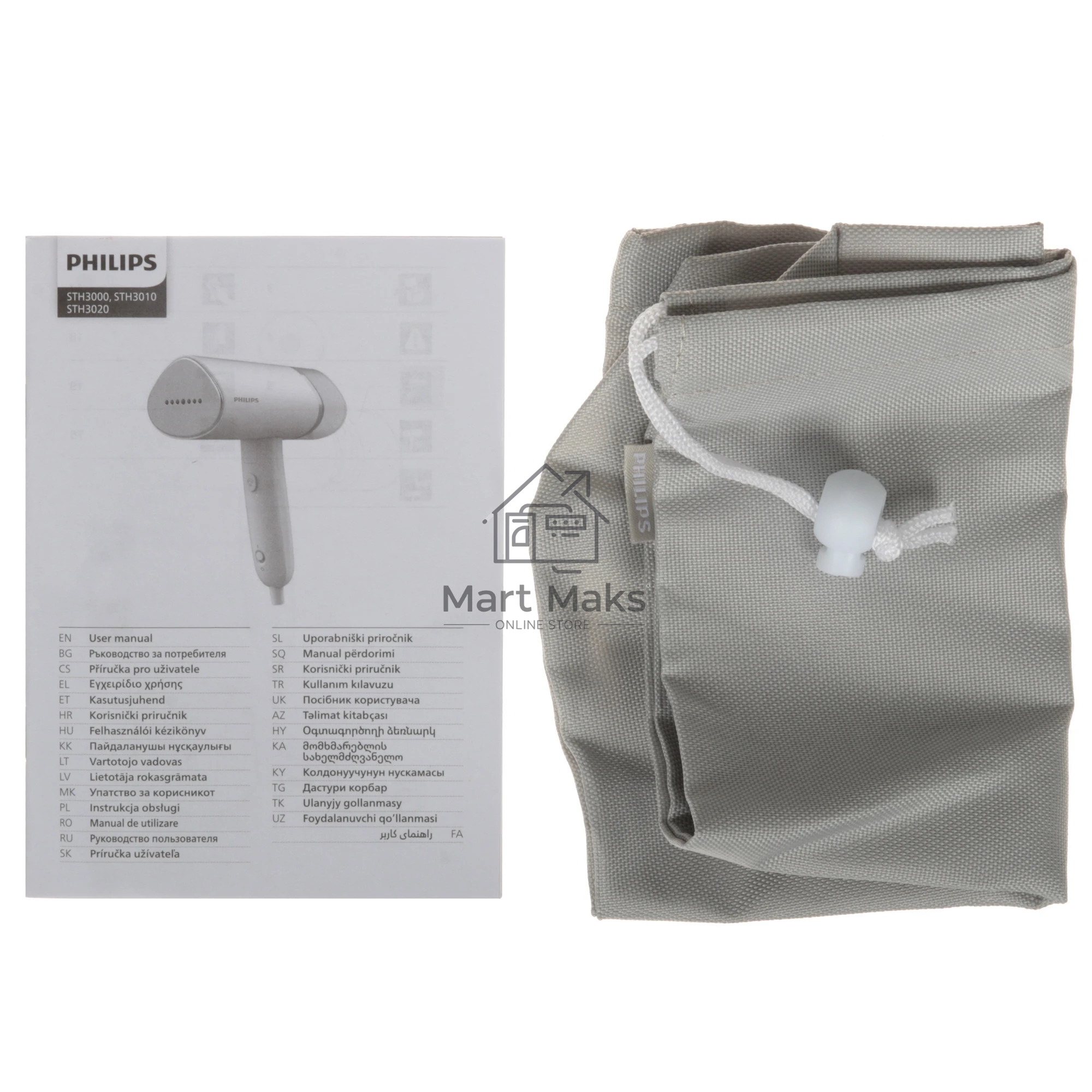 Отпариватель Philips STH3020/10 белый, 1000 Вт, 20 г/мин, 120 мл