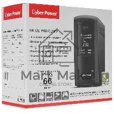 Источник бесперебойного питания CyberPower VP1000ELCD/1000 ВА/550 Вт/USB/RS-232/RJ-11/RJ-45/4 х CEE 7 (евророзетка)