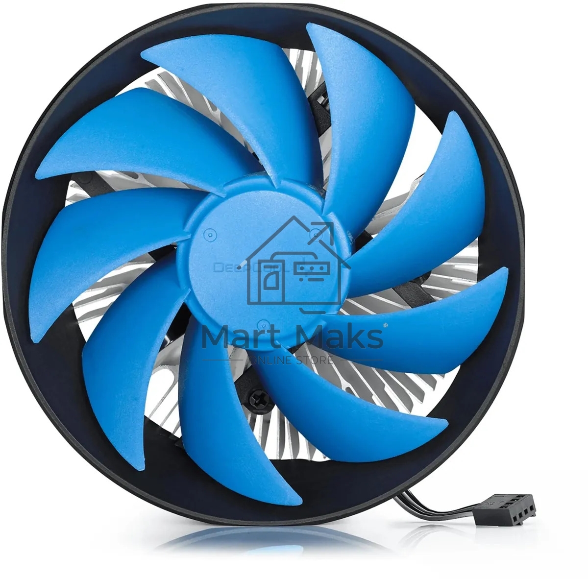 Кулер для процессора DEEPCOOL GAMMA ARCHER PRO V2 черный/синий, 120 мм, алюминий/медь, 1600 об/мин, 21 дБ, 4 pin, 110 Вт, 65.5 мм