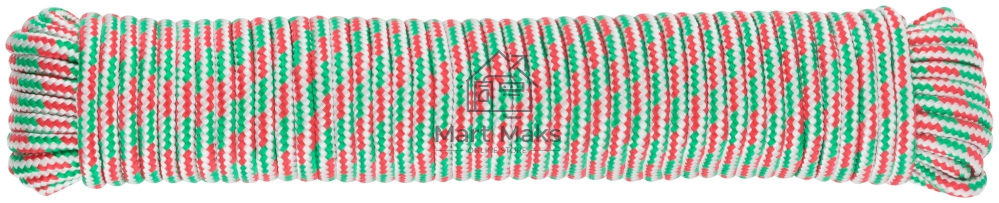 Шнур Fit 68471 полипропиленовый с сердечником 5 мм х 20 м, р/н= 240 кгс