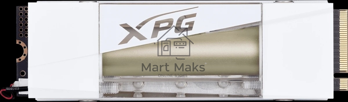 Твердотельный накопитель ADATA SSD XPG MARS 980 STORM, 1000GB, M.2(22x80mm), NVMe, PCIe 5.0 x4, 3D NAND, R/W 14000/10000MB/s, IOPs 1 600 000/1 650 000, TBW 740, DWPD 0.4, with Heat Sink (5 лет)