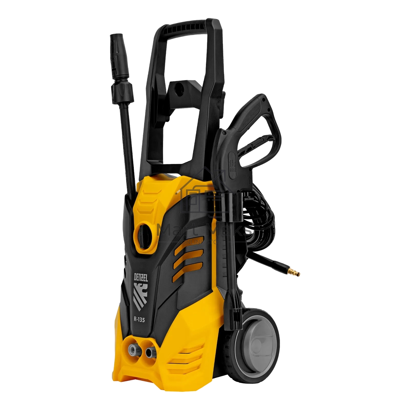Моечная машина высокого давления Denzel R-135 1800 Вт, 135 бар, 6 л/мин, колесная