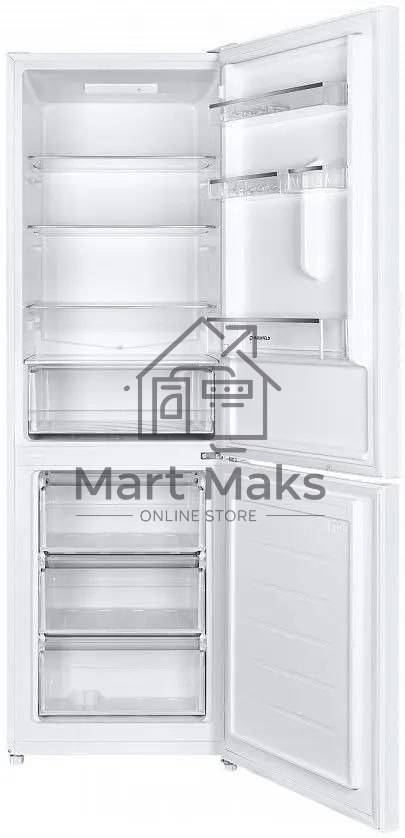 Холодильник Maunfeld MFF185SFW белый двухкамерный 213/104л морозилка снизу