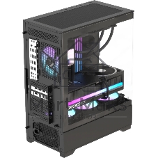 Корпус Formula Crystal Z1 Plus AR V2 Black, Mini-Tower, чёрный, 3 x 120 мм