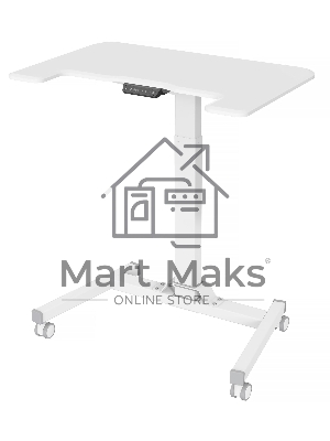 Стол для ноутбука Cactus VM-FDE101 столешница МДФ белый 80x60x123см (CS-FDE101WWT)