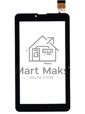 Сенсорное стекло (тачскрин) QCY-FPC-706 (Версия В), черное