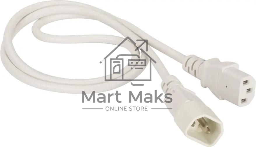 Шнур питания Lanmaster LAN-PP13/14-10-WH C13-С14 проводник.:3x0.75мм2 10м 220В 10А белый