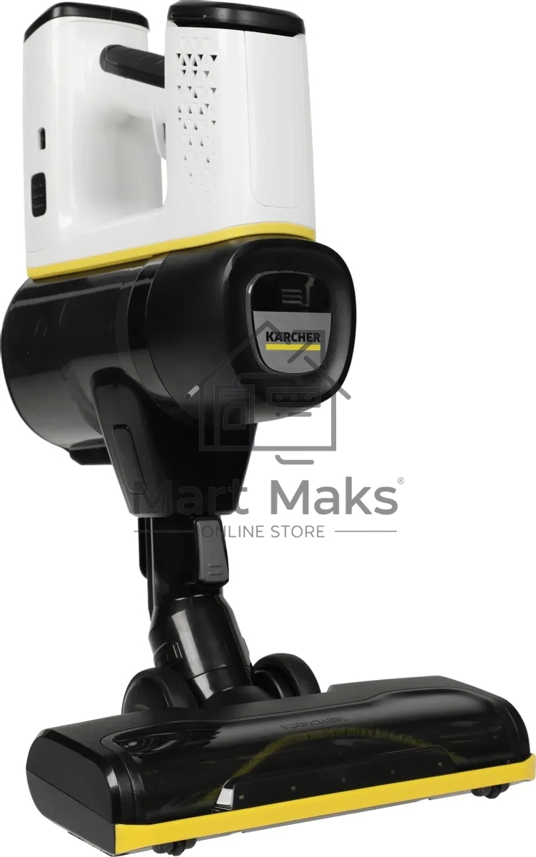 Пылесос вертикальный/ручной Karcher VC 6 Cordless ourFamily Car черный/белый, питание от аккумулятора, 250 Вт, уборка сухая, пылесборник 0.8 л, работа от АКБ max 50 мин
