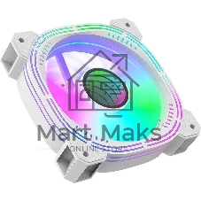 Вентилятор для корпуса Formula Nulight 12WH ARPW Reverse ARGb белый, 120 мм, 1500 об/мин, 25.34 дБ, 4 pin
