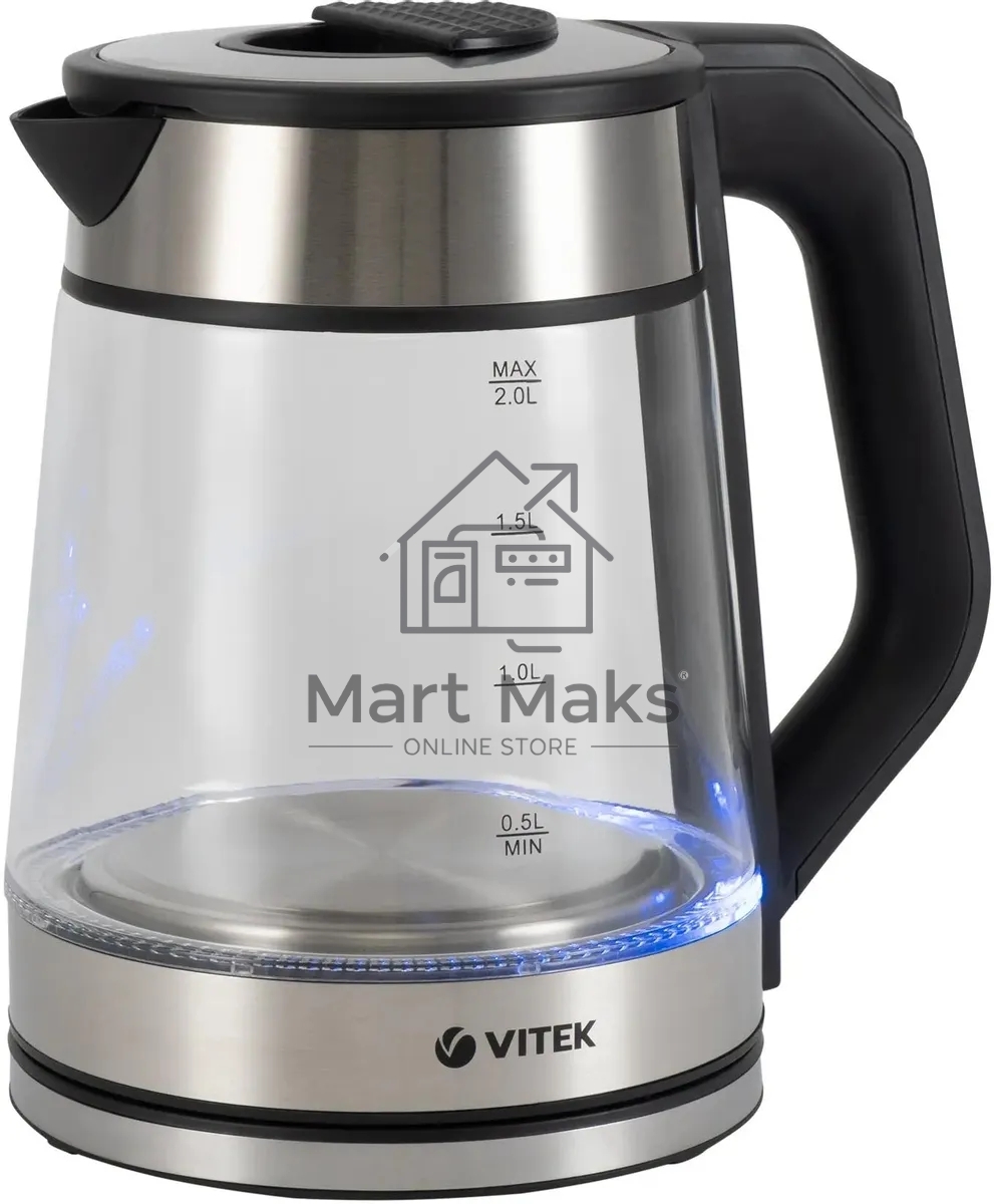 Чайник Vitek VT-1176 черный 2200W 1.7л