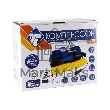 Компрессор поршневой Nova Bright АК-75L двухпоршневой, металлический корпус, в сумке, LED-фонарь 36451