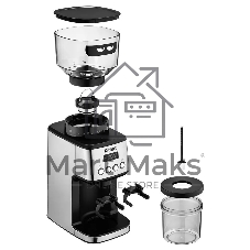 Кофемолка Kitfort КТ-790 180Вт сист.помол.:жернова вместим.:320гр нержавеющая сталь/черный