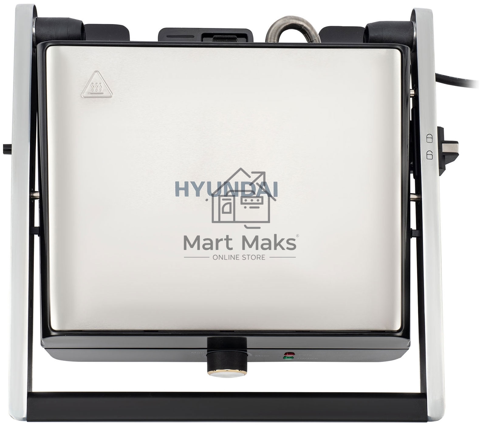 Электрогриль Hyundai HYG-1043 1800Вт черный/черный