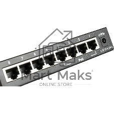 Коммутатор неуправляемый D-Link DES-1008P PoE 8 портов 10/100 Мб/с, 4хPoE 52 Вт