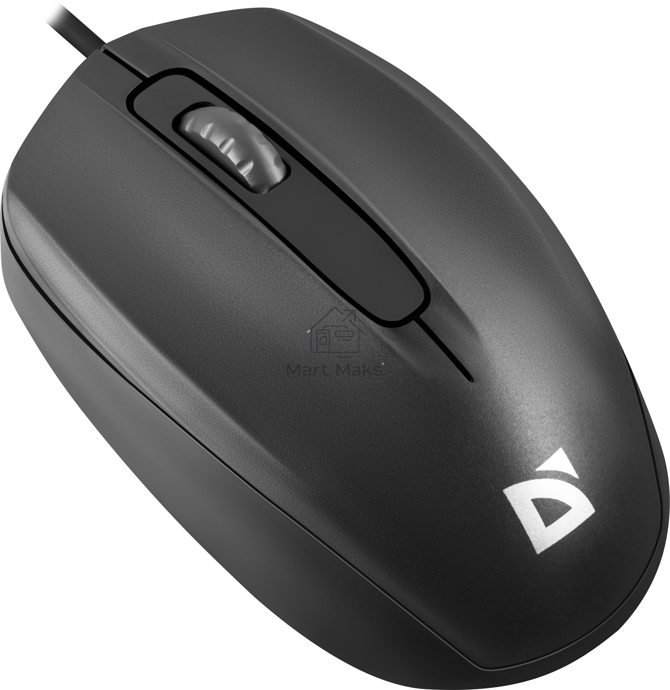 Мышь проводная Defender Alpha MB-507 черный, 1000 dpi, USB, кнопки - 3