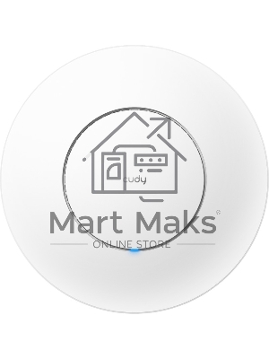 Точка доступа CUDY AC1200 Dual Band Gigabit Ceiling Mount Access Point, MT7621DAN+MT7613B+MT7603E, 867Mbps at 5GHz + 300Mbps at 2.4GHz, 1 x GbE RJ45 Port, Support 12V DC or 802.3af PoE or Passive PoE, Internal Antennas, 48V passive PoE adapter included, C