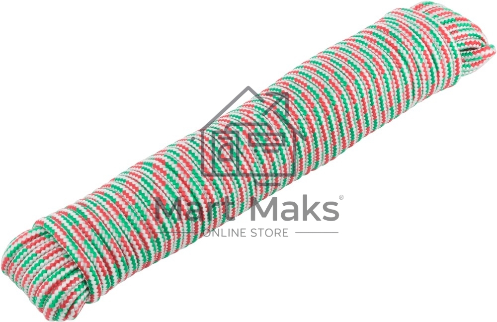 Шнур Fit 68471 полипропиленовый с сердечником 5 мм х 20 м, р/н= 240 кгс