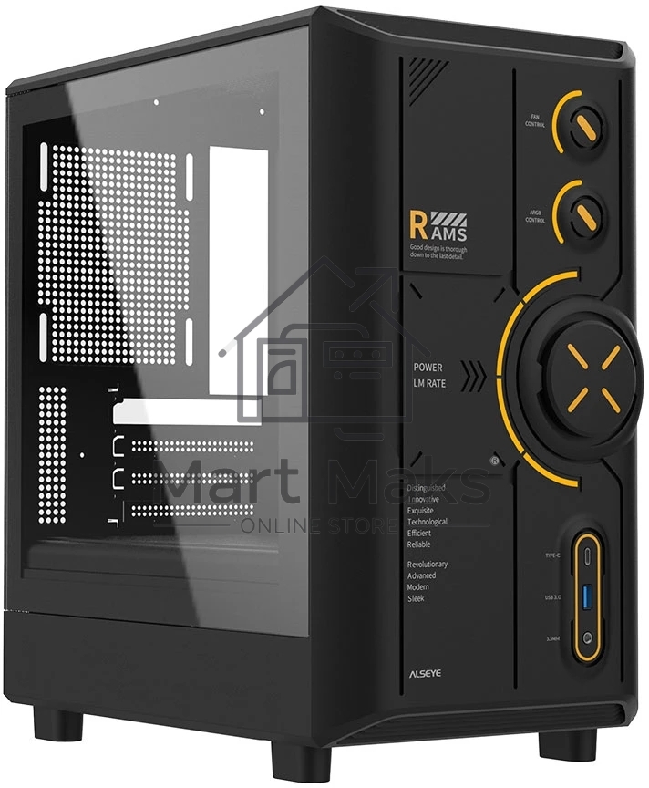 Компьютерный корпус RAMS 2.0 черный Type C