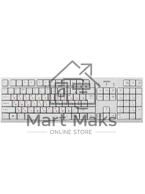 Клавиатура SVEN KB-S300 проводная, USB Type-A, белый