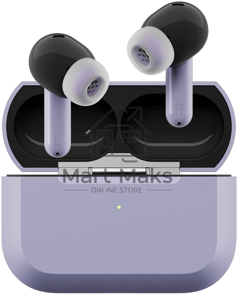 Беспроводные наушники Яндекс Дропс с Алисой AI,TWS, ANC, IP54,YNDX-00150VIO фиолетовые