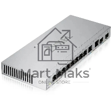Коммутатор ZyXEL XGS1210-12, 8×1 Гбит/с + 2×2.5 Гбит/с + 2×SFP+, управляемый