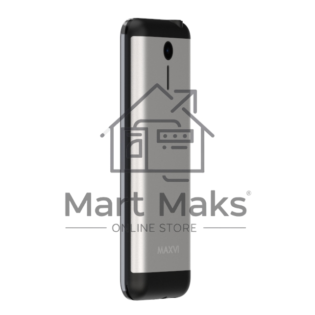 Мобильный телефон Maxvi X10i серебристый металлик