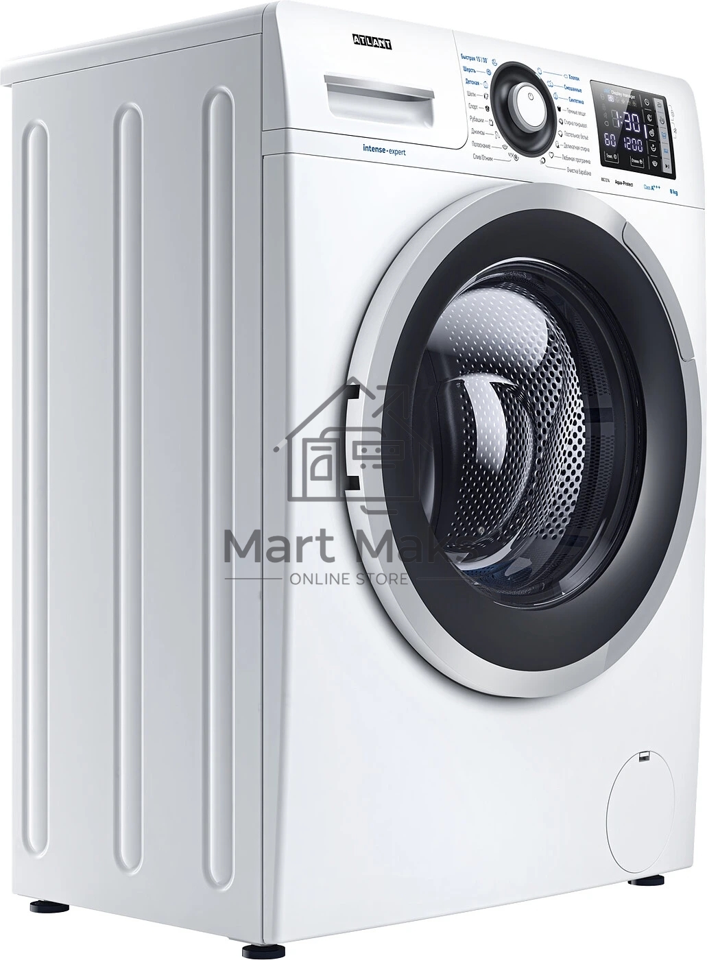 Стиральная машина Atlant 80С1214-С-01 белый, загрузка фронтальная 8 кг, 1200 об/мин, класс: А+++