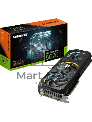 Видеокарта Gigabyte PCI-E GV-N5070GAMING OC-12GD 1.0 NVIDIA GeForce RTX 5070 12Gb 192bit GDDR7 2805/28000 HDMIx1 DPx3 HDCP Ret