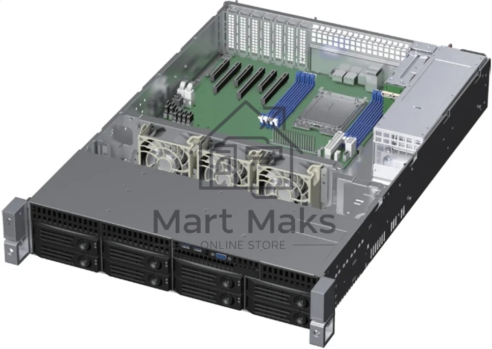 Серверный корпус 2U rackmount CS-R28-03P, EATX, ATX, Micro-ATX and Mini-ITX mb, 8*3.5