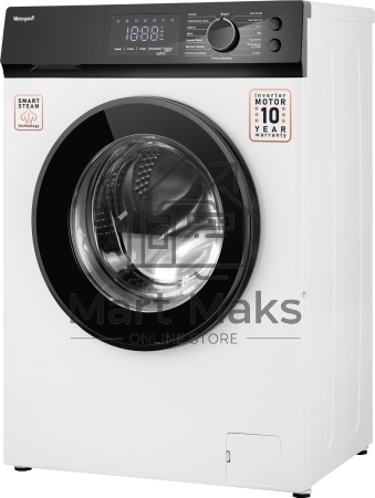 Стиральная машина Weissgauff WM 45127 Inverter Steam Touch белая, загрузка фронтальная 7кг, 1200 об/мин., класс: A+++