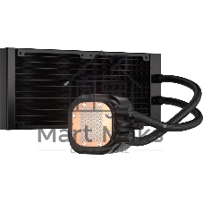 Система жидкостного охлаждения Corsair NAUTILUS 240 ARGB (240мм, черный, ARGB/ Fans: 2x120мм, 74.37CFM, 34dBA, 2100RPM/ S: 1851, 1700, AM5, AM4)