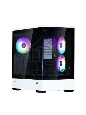 Компьютерный корпус ZALMAN P30 BW, MATX, BLACK/WHITE, WINDOW, 2x3.5