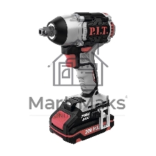 Гайковерт P.I.T. PIW20H-300B/4 аккум. патрон:квад.1/2