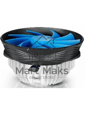 Кулер для процессора DEEPCOOL GAMMA ARCHER PRO V2 черный/синий, 120 мм, алюминий/медь, 1600 об/мин, 21 дБ, 4 pin, 110 Вт, 65.5 мм