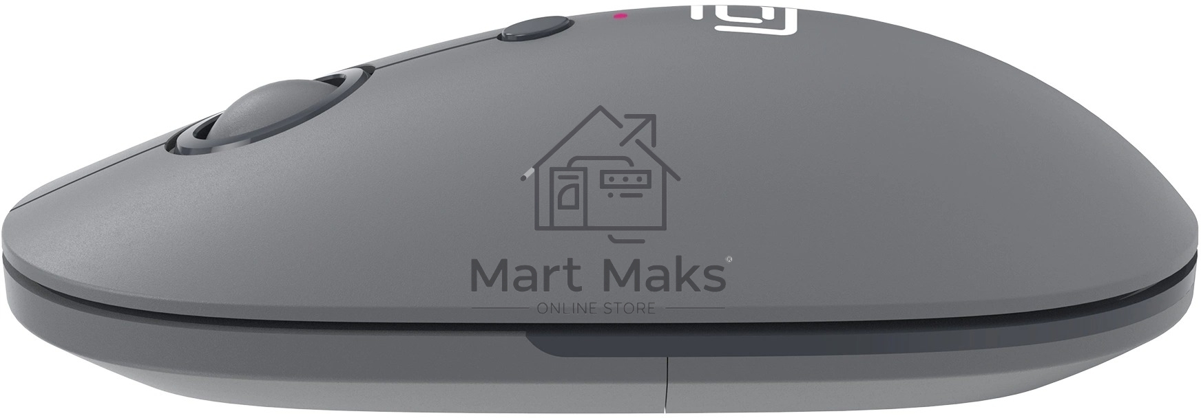 Мышь беспроводная Oklick 409MW графитовый, 1600 dpi, радиоканал, Bluetooth, USB, кнопки - 4