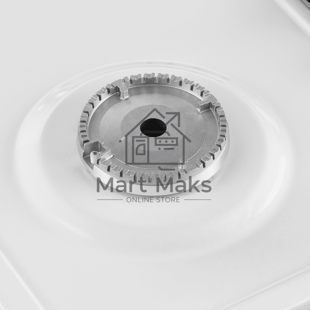 Плита газовая Maunfeld MGC50GEW08 белый, конфорок 4 шт, духовка 59 л, 50 см x 88 см x 65 см