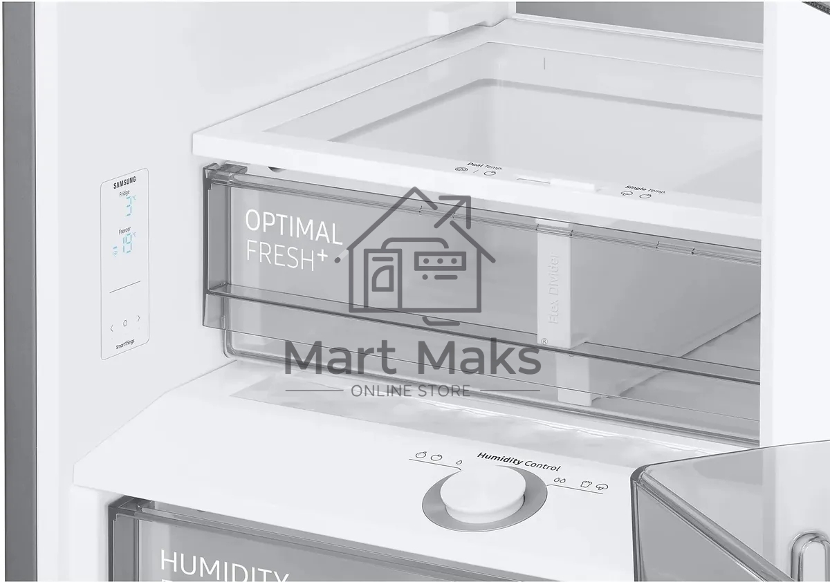 Холодильник Samsung RB34C7B5EB1/EF 2-хкамерн. черный мат. инвертер