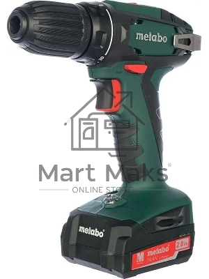 Дрель-шуруповерт Metabo BS 14.4 Li 602206540, Аккумуляторный, 14,4В, 2 АКБ, Кейс