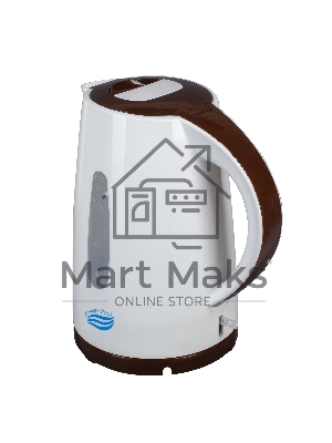 Чайник электрический Великие Реки Томь-1 бел/коричневый