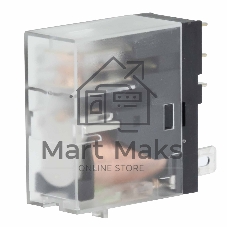 Реле миниатюрное промышленное, 1CO, ком. ток 12А, AgSnO2, напряжение 24V DC, опция: светодиод