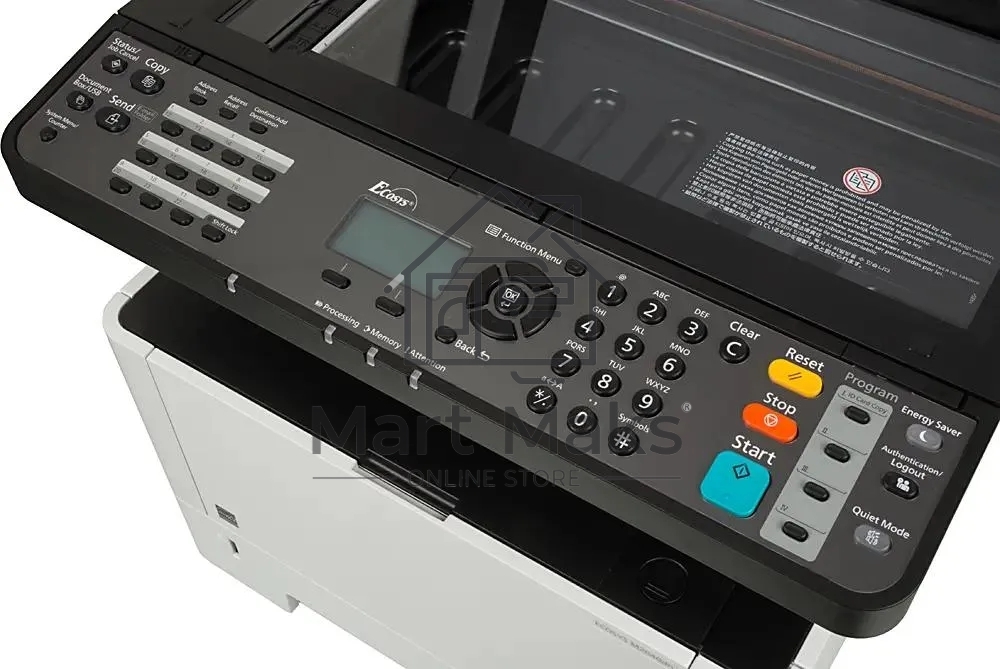 МФУ лазерный Kyocera Ecosys M2040dn (Азия) (1102S33AX0), A4, ч/б, печ. до 40 стр/мин., скан. до 40 стр/мин. (ч/б) 23 стр/мин. (цвет), 1200 x 1200 dpi (печать) 600x600dpi (скан.), USB, RJ-45 (старт.картр. TK-1178)