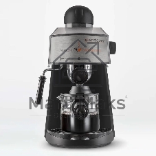 Кофеварка рожковая Endever Costa-1050 черный/стальной, исп. кофе - молотый, 0,2 л, 900 Вт, 5 бар