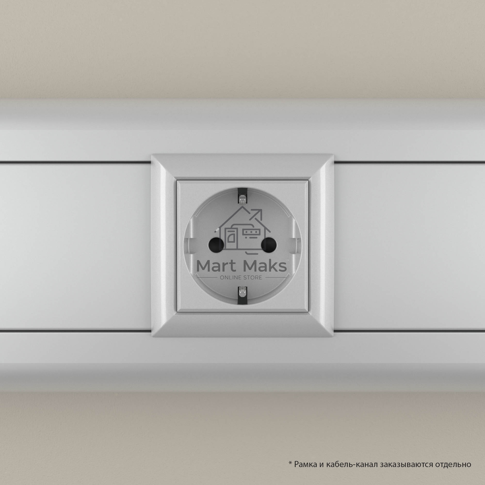 Розетка DKC Avanti 4404002 1-м 2 модуля, 