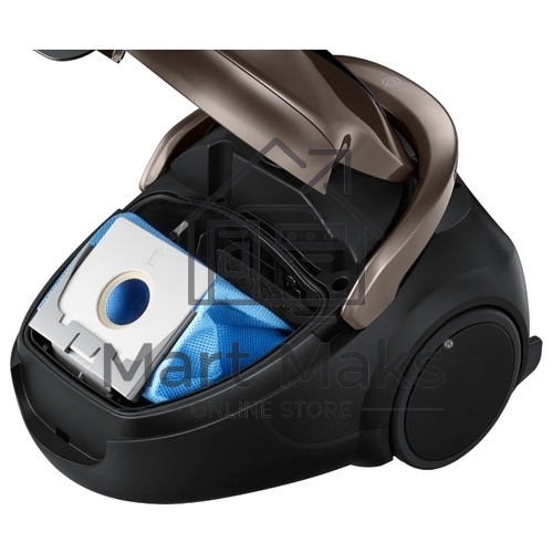 Пылесос Samsung VC20M2589JD/EV золотой/черный, 460/2000 Вт, уборка сухая, пылесборник мешок, 2,5 л