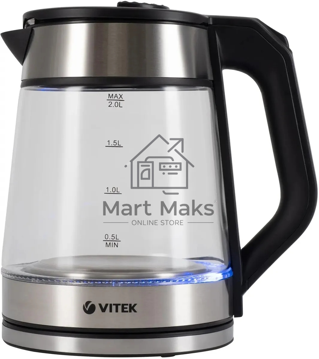 Чайник Vitek VT-1176 черный 2200W 1.7л