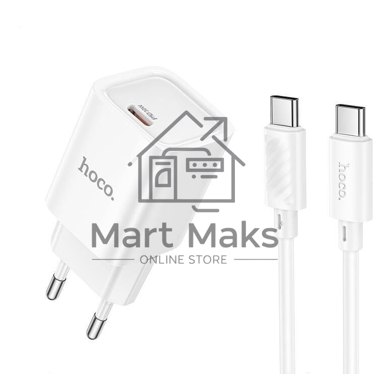 Сетевое зарядное устройство HOCO C148Aaa 1Type-C PD 30W, белый