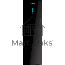 Холодильник Schaub Lorenz SLU S379Y4E черное стекло двухкамерный 266/94л морозилка снизу, No Frost